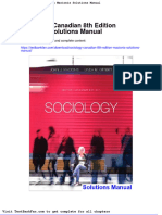 Full Download Sociology Canadian 8th Edition Macionis Solutions Manual