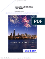 Full Download Financial Accounting 3rd Edition Spiceland Test Bank