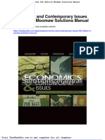 Full Download Economics and Contemporary Issues 8th Edition Moomaw Solutions Manual