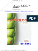 Full Download Sociology in Modules 4th Edition T Schaefer Test Bank