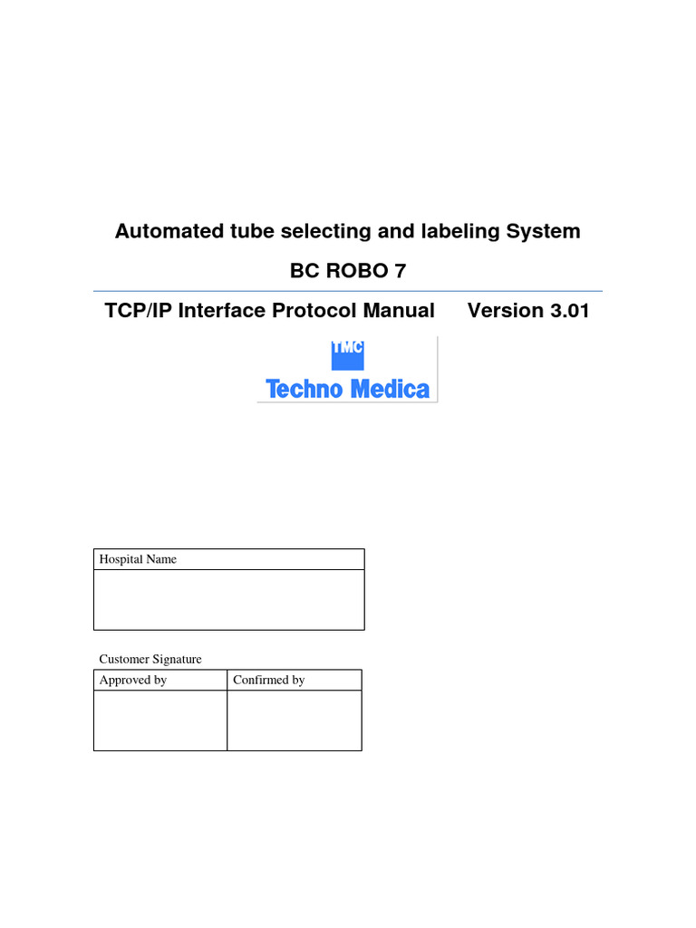 BC ROBO 7 Interface Protocol Manual | PDF | Computing | Computer ...