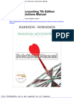 Full Download Financial Accounting 7th Edition Harrison Solutions Manual