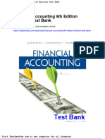 Full Download Financial Accounting 9th Edition Harrison Test Bank
