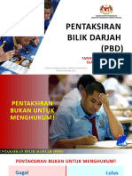 Pentaksiran Bilik Darjah (PBD) : Tarikh: 7 Ogos 2023 Tempat: PPD Bera