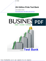 Full Download Business 12th Edition Pride Test Bank