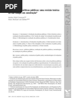 Avaliação de Políticas Públicas