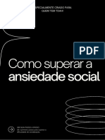 Ansiedade Social para TDAHs