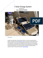 DIY Solar Energy System: CSL Laboratories