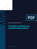 Princípios Explícitos Da Administração Pública: Direito Administrativo
