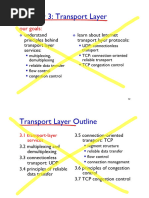 Chapter 3: Transport Layer: Our Goals