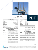 Shelf Drilling Rig 141 Spec Sheet Dec 2015