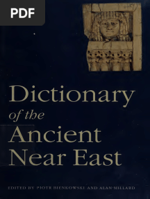 Dictionary of The Ancient Near East - Piotr Bienkowski, Alan Ralph Millard