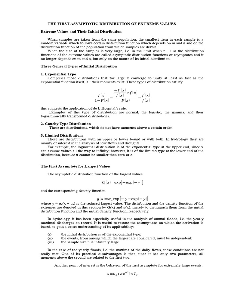 Hydrology Pdf Drainage Basin Probability Distribution