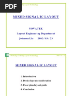 Mixed Signal IC Layout