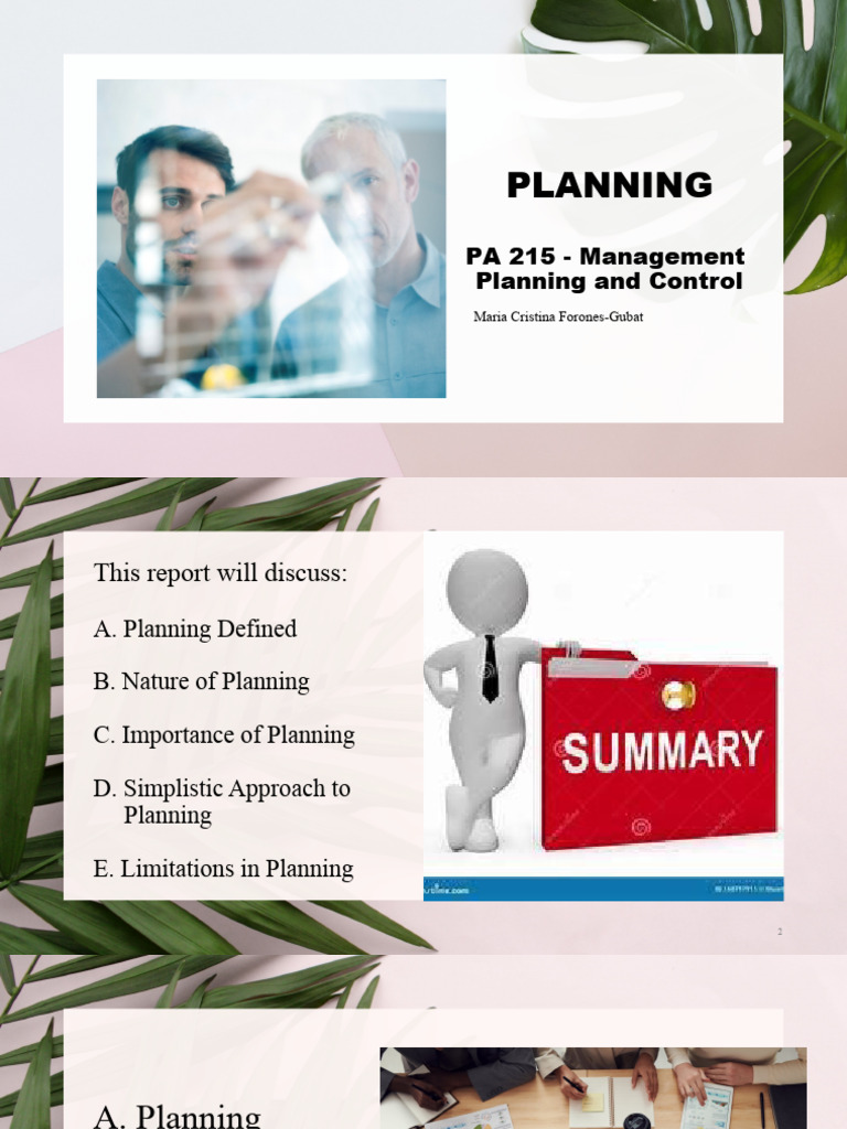 PA215 - Planning - Report | PDF