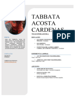 Tabbata Acosta Cardenas CV