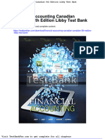 Full Download Financial Accounting Canadian Canadian 5th Edition Libby Test Bank