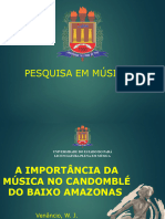 A Importancia Da Música No Candomble