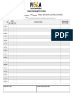 Ficha de Acompanhamento de Estágio