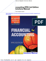 Full Download Financial Accounting Ifrs 3rd Edition Weygandt Solutions Manual