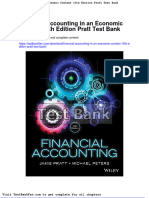 Full Download Financial Accounting in An Economic Context 10th Edition Pratt Test Bank