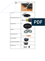 Tabla de Materiales