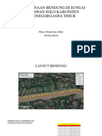 Perencanaan Bendung Di Sungai Bengawan Solo Kabupaten Bojonegoro