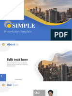 FF0333 01 Simple Powerpoint Template