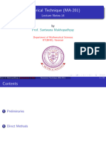 6 Lecture Notes 14 Gauss Jordan Method