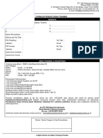 Form Reg Blended TKBT 2 Kontraktor PT Wilmar Nabati Indonesia