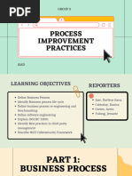 ISAD GROUP 6 Process Improvement Practices