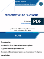 Présentation de Lantigène L3 2019-2020 MM