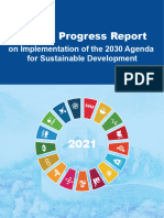 China's Progress Report: On Implementation of The 2030 Agenda For Sustainable Development