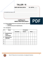 Taller - 15 - 2023 - Plan de Implementacion