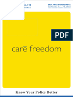 Care Freedom (Health Insurance Product) - Policy T&C (Effective From 01 October 2020)