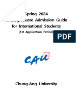 Spring 2024 Undergraduate Admission Guide (1st Period) - Eng