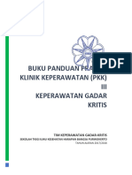 Buku Panduan Praktik Klinik Keperawatan (PKK) III Keperawatan Gadar Kritis - Buku Panduan PKK 3
