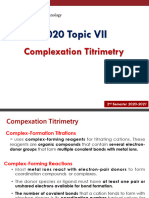 CHM121 Module 8 Complexation-Titrimetery