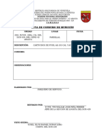 Formato Acta de Consumo de Municiones