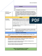 Investigation and Evidence Lesson Plan 1