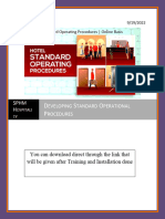 Developing Standard Operational Procedures