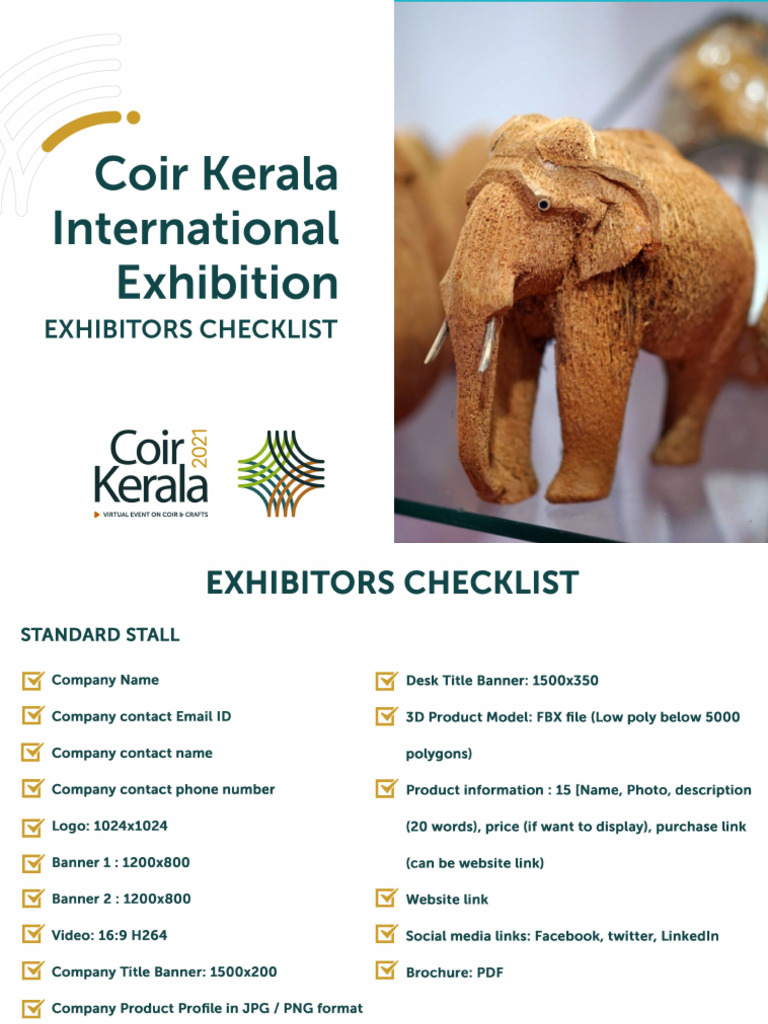 Exhibition Checklist PDF Exhibition Checklist PDF
