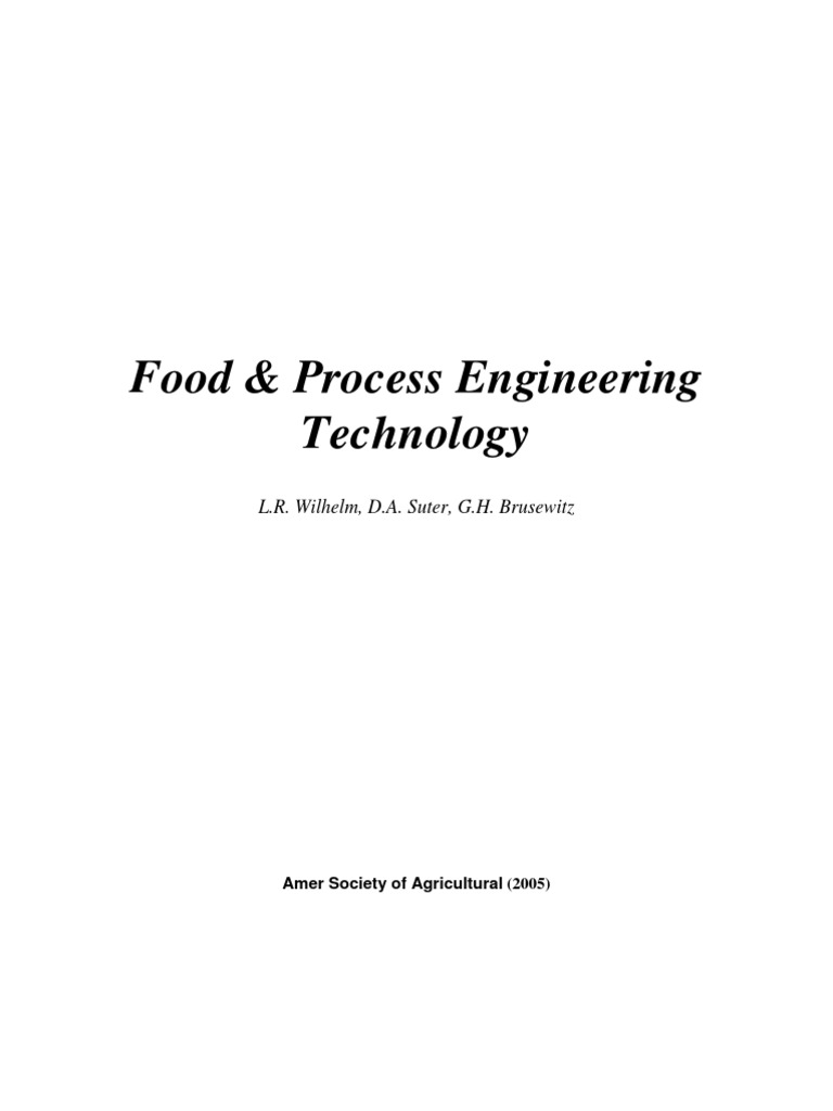 Food & Process Engineering Technology PDF Significant Figures