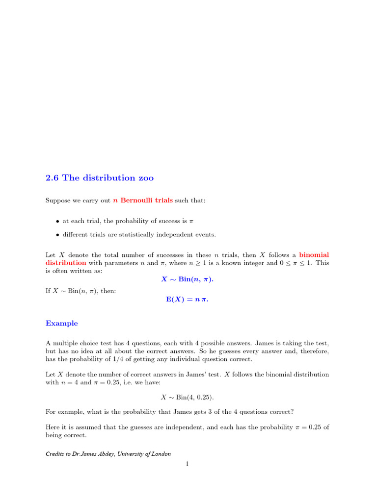 Binomial and Poisson Distributions Explained | PDF