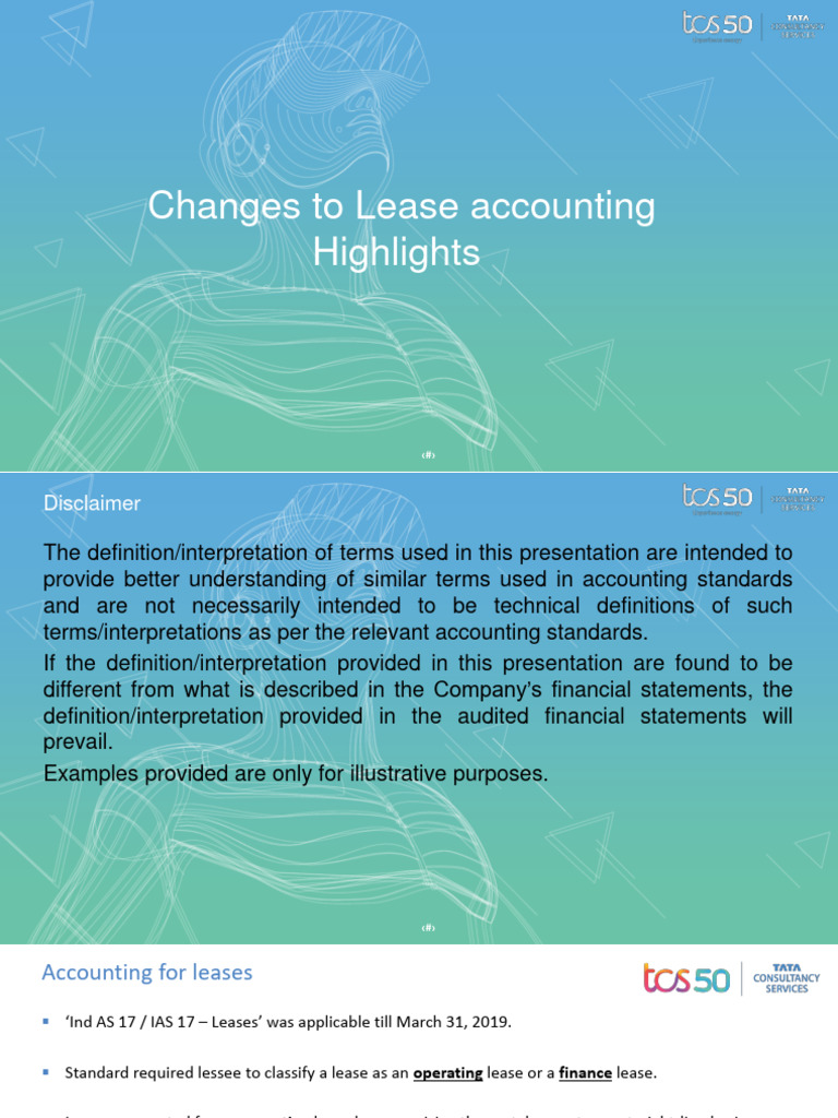 TCS Knowledge Sharing Lease Accounting PDF Statement Lease