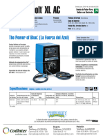 Ficha Tecnica Maquina Soldar Miller Thunderbolt XL 225 Co