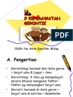 Konsep Keperawatan Gerontik