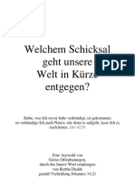 237 - Welchem Schicksal Geht Die Welt in Kürze Entgegen