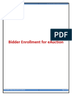 EAuction Online Bidder Enrollment