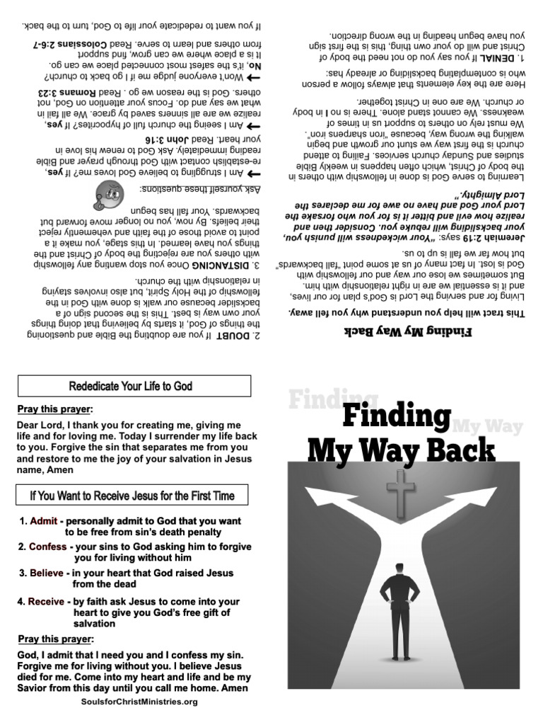 Finding my way back pdf jesus god